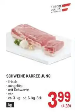 Metro Schweine Karree Jung Angebot