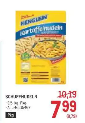 Metro SCHUPFNUDELN Angebot