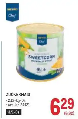 Metro ZUCKERMAIS Angebot