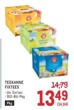 Metro TEEKANNE FIXTEES Angebot