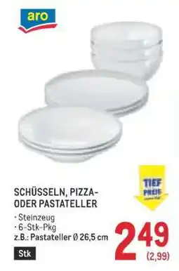 Metro SCHÜSSELN, PIZZA- ODER PASTATELLER Angebot