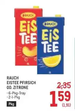 Metro Rauch Eistee Pfirsich od. Zitrone Angebot