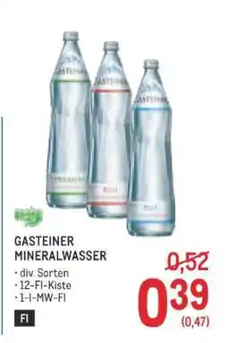 Metro Gasteiner Mineralwasser Angebot