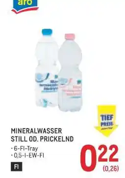Metro MINERALWASSER STILL OD. PRICKELND Angebot