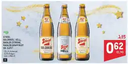 Metro STIEGL GOLDBRÄU, HELL, RADLER ZITRONE, RADLER GRAPFRUIT Angebot