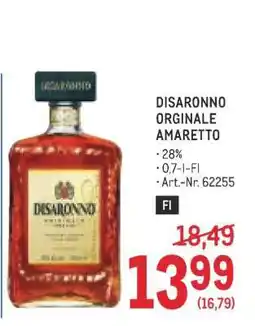 Metro DISARONNO ORIGINALE AMARETTO Angebot