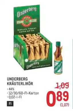 Metro Underberg Kräuterlikör Angebot