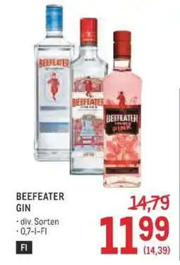 Metro BEEFEATER GIN Angebot