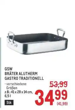 Metro GSW BRÄTER ALUTHERM GASTRO TRADITIONELL Angebot