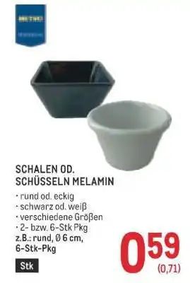 Metro SCHALEN OD. SCHÜSSELN MELAMIN Angebot