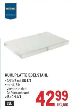 Metro KÜHLPLATTE EDELSTAHL Angebot