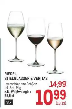 Metro RIEDEL STIELGLASSERIE VERITAS Angebot
