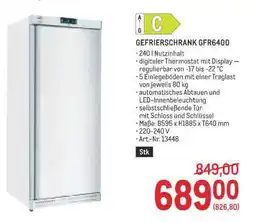 Metro GEFRIERSCHRANK GFR6400 Angebot