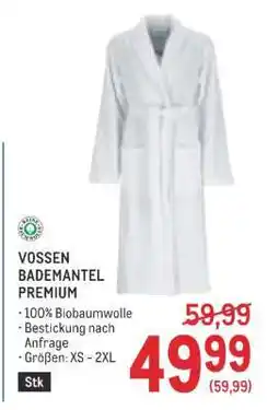Metro VOSSEN BADEMANTEL PREMIUM Angebot