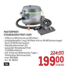 Metro MASTERPROFI STAUBSAUGER PROFI 1009 Angebot