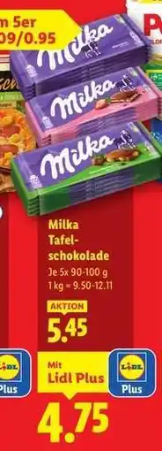 Lidl Milka Tafelschokolade Angebot