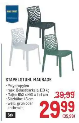 Metro STAPELSTUHL MAURAGE Angebot