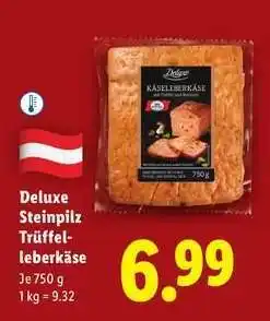 Lidl Deluxe Steinpilz Trüffelleberkäse Angebot