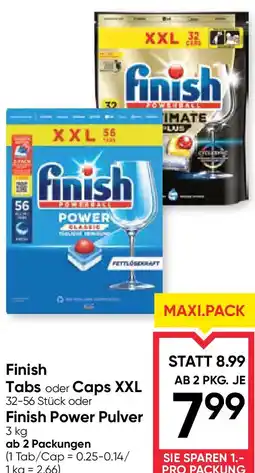 Maximarkt Finish tabs oder caps xxl Angebot