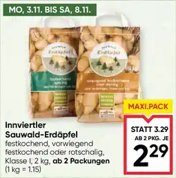 Maximarkt Innviertler sauwald-erdäpfel Angebot