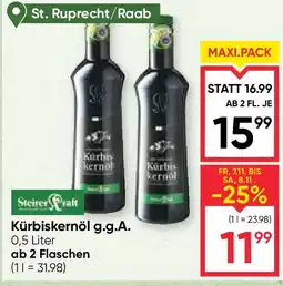 Maximarkt kürbiskernöl g.g.A. Angebot
