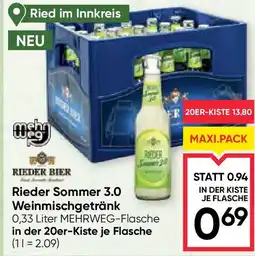 Maximarkt Rieder sommer 3.0 weinmischgetränk Angebot