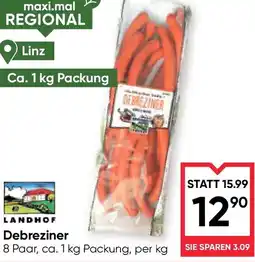 Maximarkt Debreziner Angebot