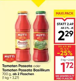 Maximarkt Tomaten Passata Basilikum Angebot