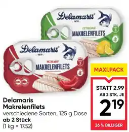 Maximarkt Delamaris makrelenfilets Angebot