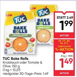 Maximarkt TUC Bake Rolls Angebot