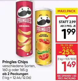 Maximarkt Pringles Angebot
