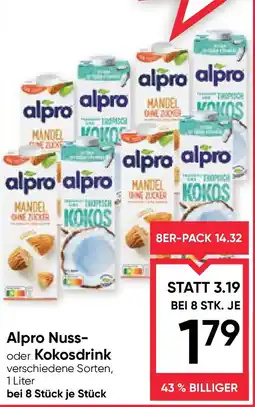 Maximarkt Alpro Nuss- oder Kokosdrink Angebot