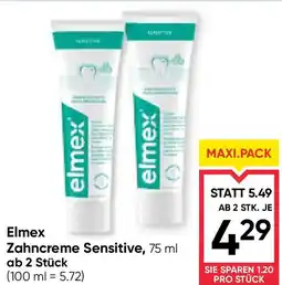 Maximarkt Elmex Zahncreme Sensitive Angebot