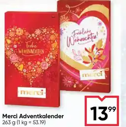 Maximarkt Merci adventkalender Angebot
