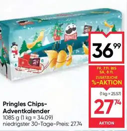 Maximarkt Pringles chips- adventkalender Angebot