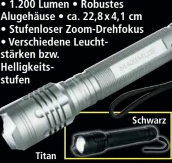 Norma LED Taschenlampe Angebot