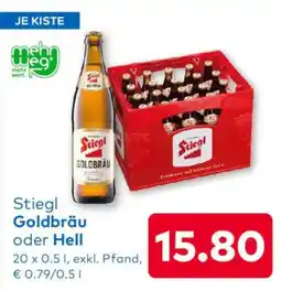 T&G Stiegl Goldbräu oder Hell Angebot