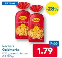 T&G Recheis Goldmarke Angebot