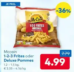 T&G McCain 1-2-3 Frites oder Deluxe Pommes Angebot
