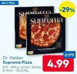 T&G Dr. Oetker Suprema Pizza Angebot