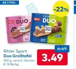 T&G Ritter Sport Duo Groẞtafel Angebot