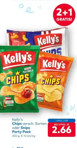 T&G Kelly's Chips versch. Sorten oder Snips Party Pack Angebot