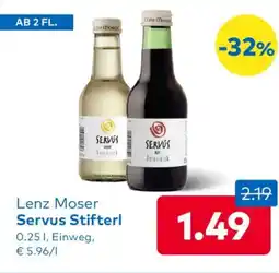 T&G Lenz Moser Servus Stifterl Angebot
