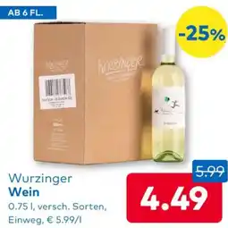 T&G Wurzinger Wein Angebot