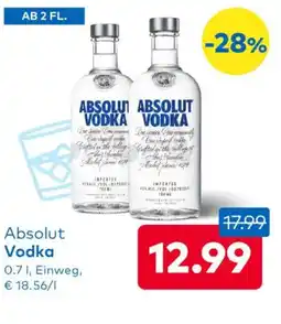 T&G Absolut Vodka Angebot