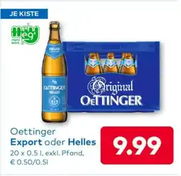 T&G Oettinger Export oder Helles Angebot