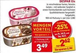 Interspar DESPAR Eis Angebot