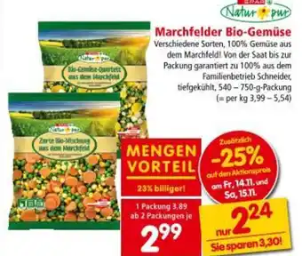 Interspar Marchfelder Bio-Gemüse Angebot