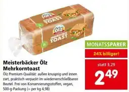 Interspar Meisterbäcker Ölz Mehrkorntoast Angebot