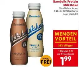 Interspar Barebells Protein Milkshake Angebot